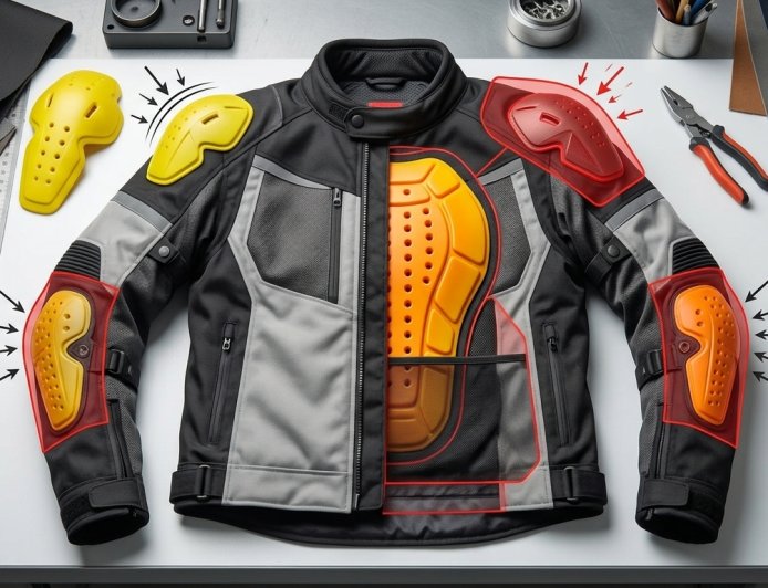 How Armor Inserts Work in a Motorcycle Jacket (and Where to Add Them)