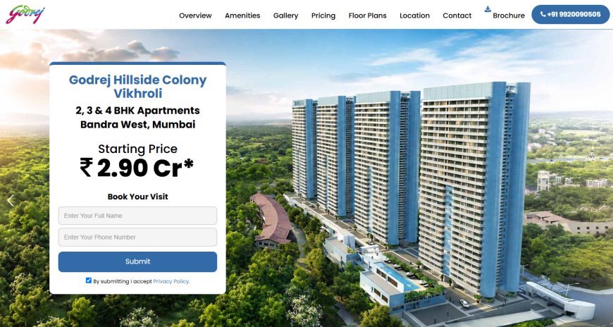 Godrej Hillside Colony | Modern Residential Homes