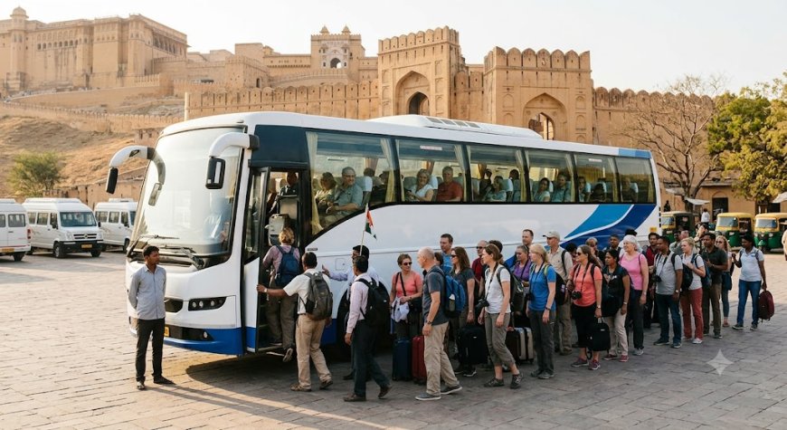 Why Is a 45 Seater Bus Hire in Jaipur the Smartest Choice for Large Group Bus Rental in Jaipur?