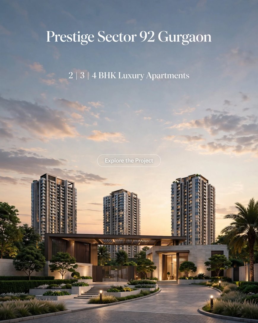 Prestige Sector 92 Gurgaon: What Makes This New Gurugram Address Interesting for Homebuyers?
