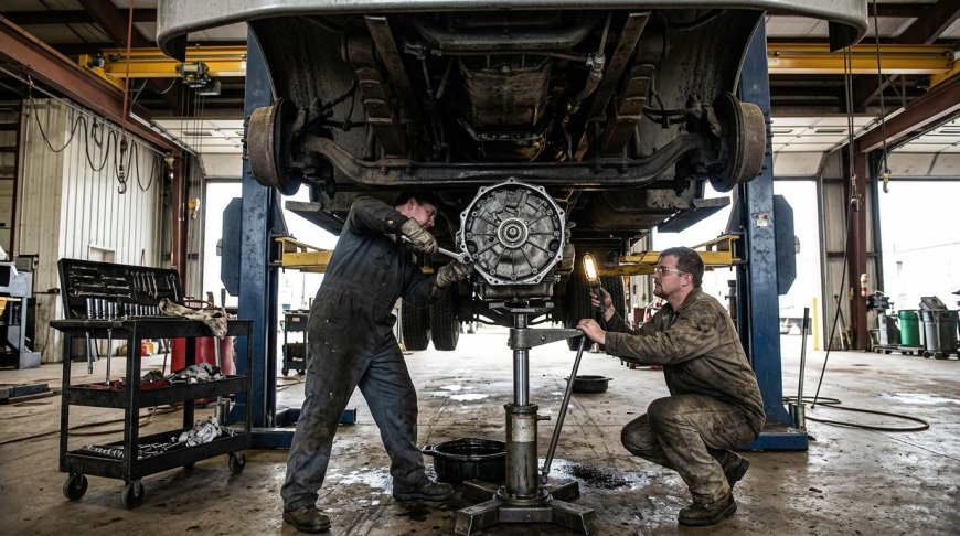 Transmission Trouble Can Slow A Working Truck For Operators