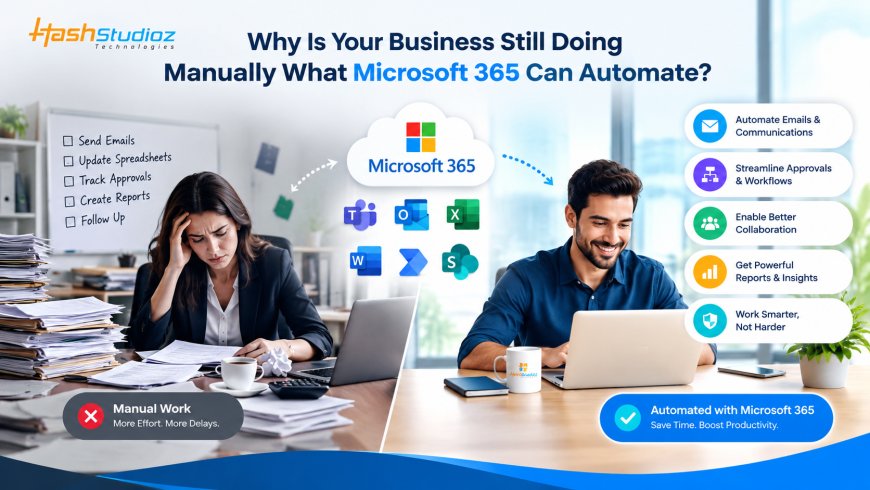 Why Is Your Business Still Doing Manually What Microsoft 365 Can Automate?