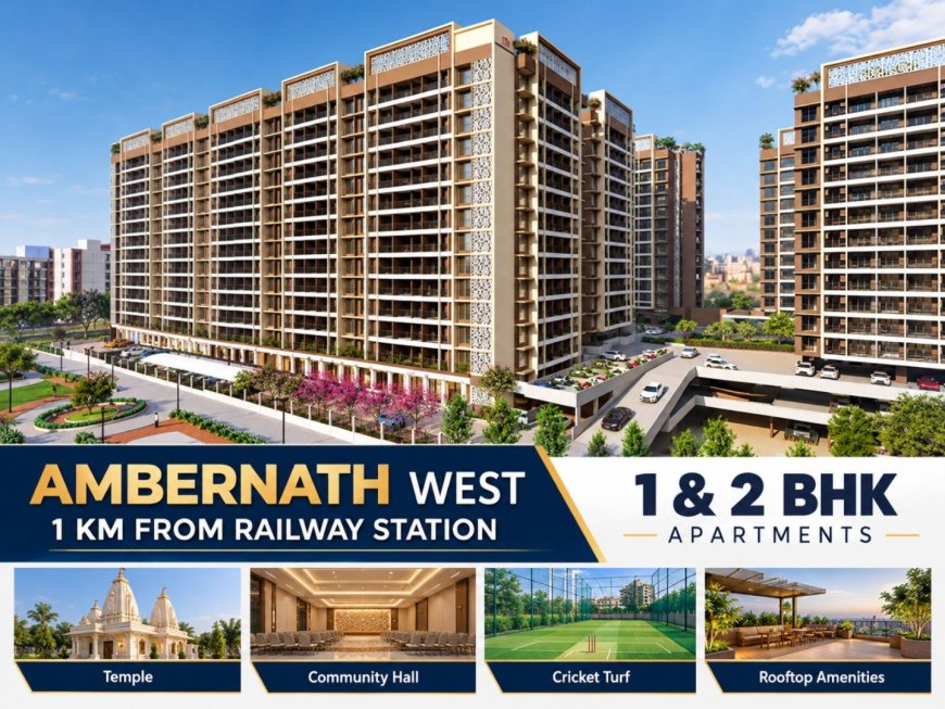 Matoshree Shelters Ambernath West | 1 & 2 BHK Flats