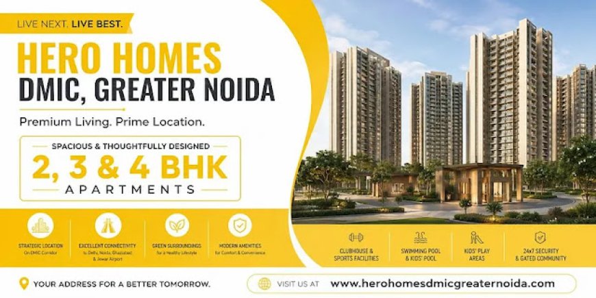Why Is Hero Homes DMIC Greater Noida a Promising Choice for Modern Homebuyers?