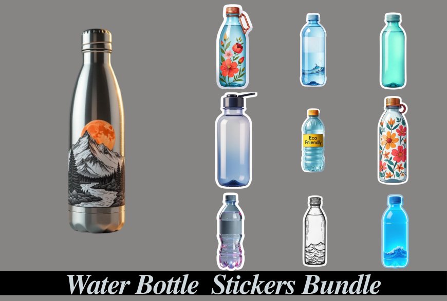 Custom Water Bottle Stickers With Quick Shipping