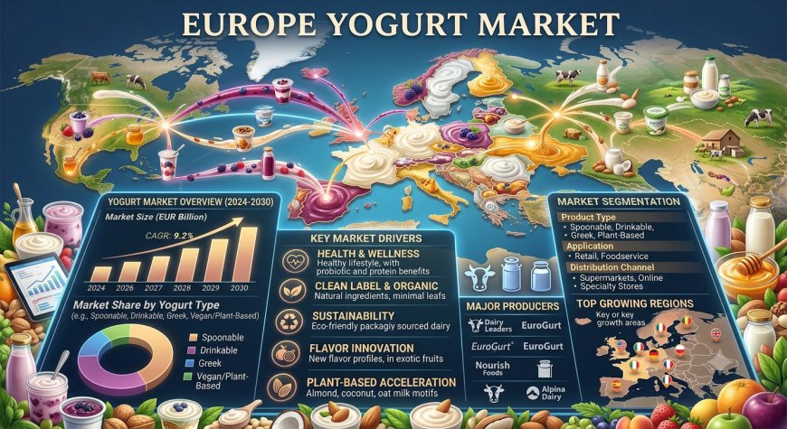 Europe Yogurt Market 2026 | Worth USD 52.7 Billion by 2034