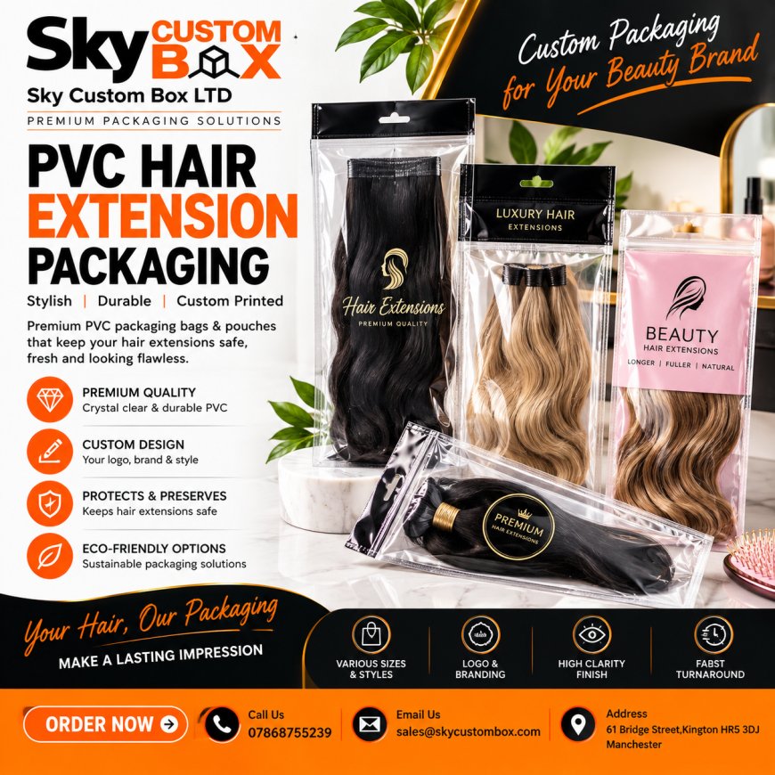 PVC Hair Extension Packaging: A Complete Guide to Protection, Presentation and Custom Packaging Bags