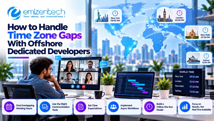 How to Handle Time Zone Gaps With Offshore Dedicated Developers