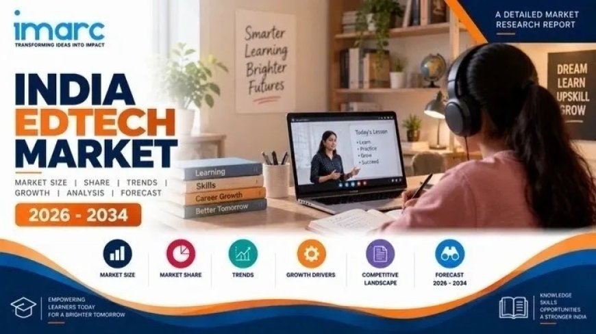 India Edtech Market Size, Share, Trends Growth and Outlook Report 2026-2034