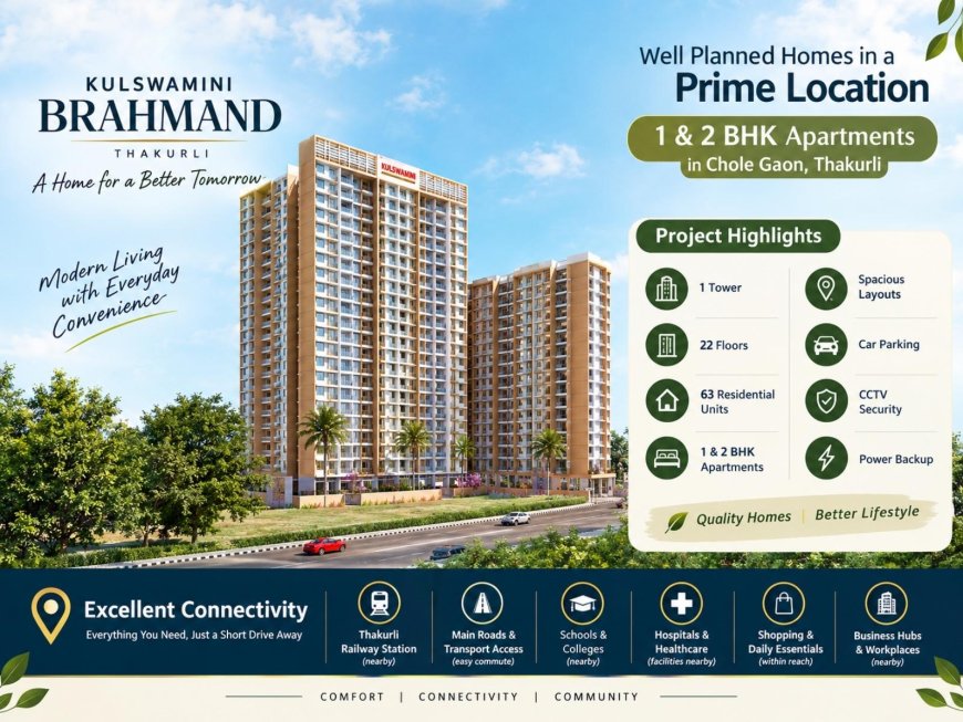 Kulswamini Brahmand Thakurli | 1 & 2 BHK Flats