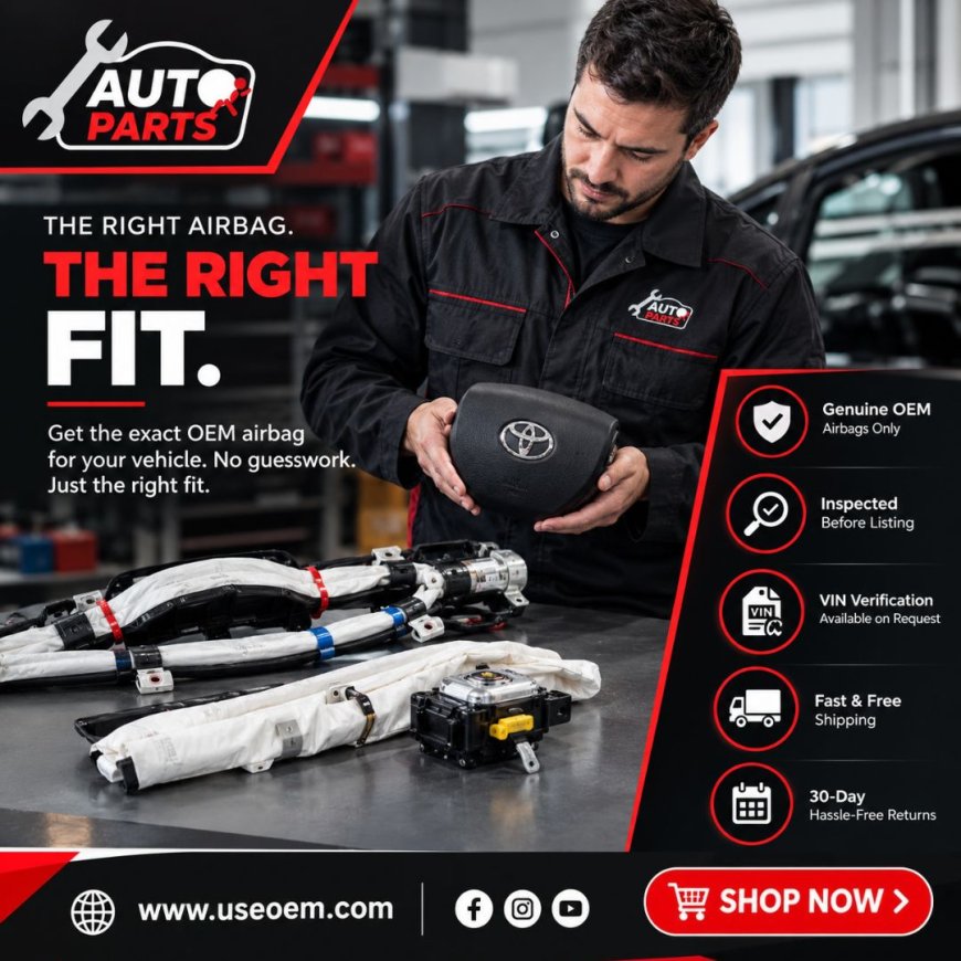 Use OEM: A Guide to Used OEM Airbags and Replacement Auto Parts