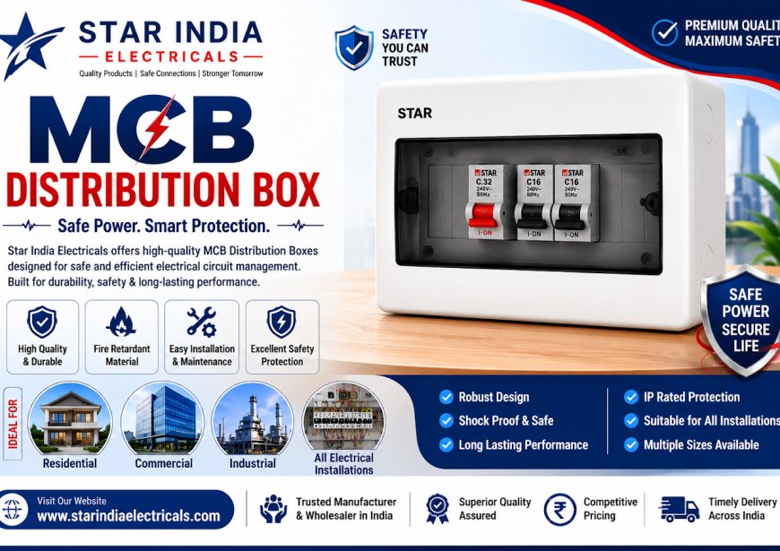 Top MCB Distribution Box Wholesaler in India for Residential and Commercial Properties
