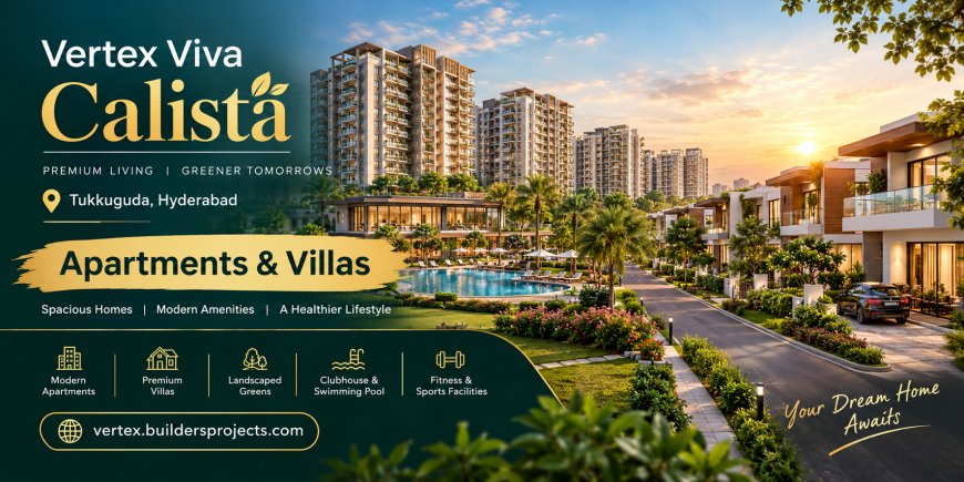 What Makes Vertex Viva Calista Hyderabad a Preferred Choice for Luxury Living in Tukkuguda?