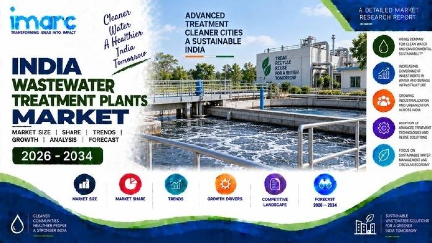 India Wastewater Treatment Plants Market Size, Share, Growth Outlook and Report 2026-2034