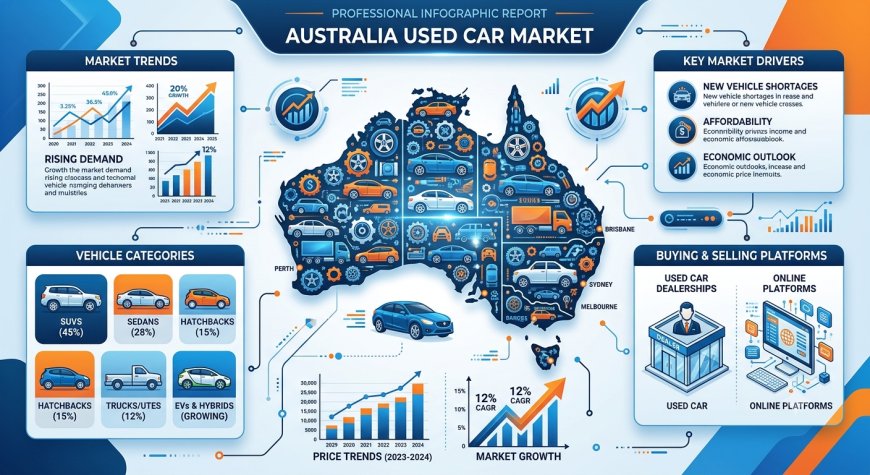 Australia Used Car Market Projected to Reach USD 217.42 Billion by 2034