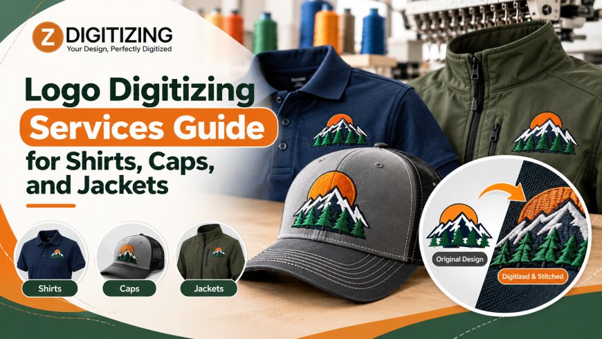 Logo Digitizing Services Guide for Shirts, Caps, and Jackets