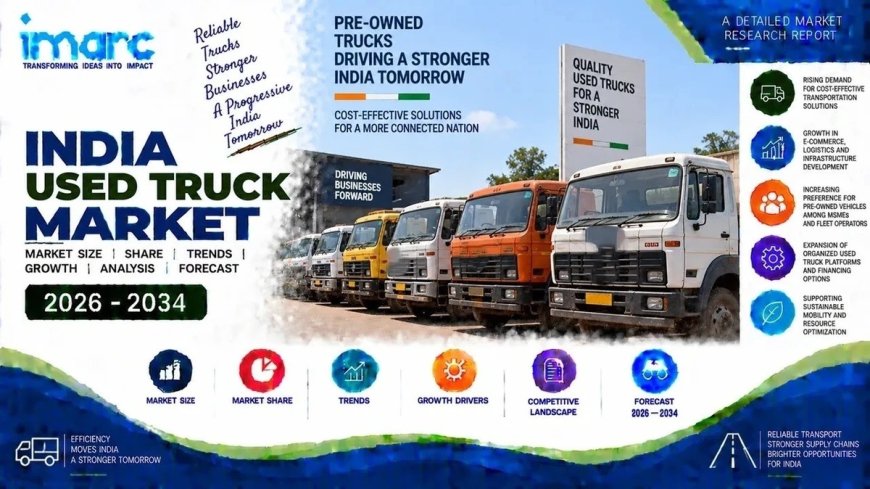 India Used Truck Market Size, Share, Key Trends and Forecast Report 2026-2034